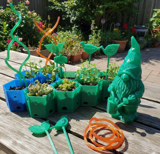 PETG 3D printing material samples